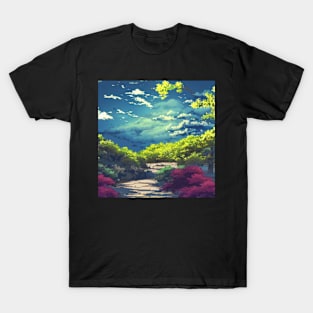 Anime Style Landscape T-Shirt